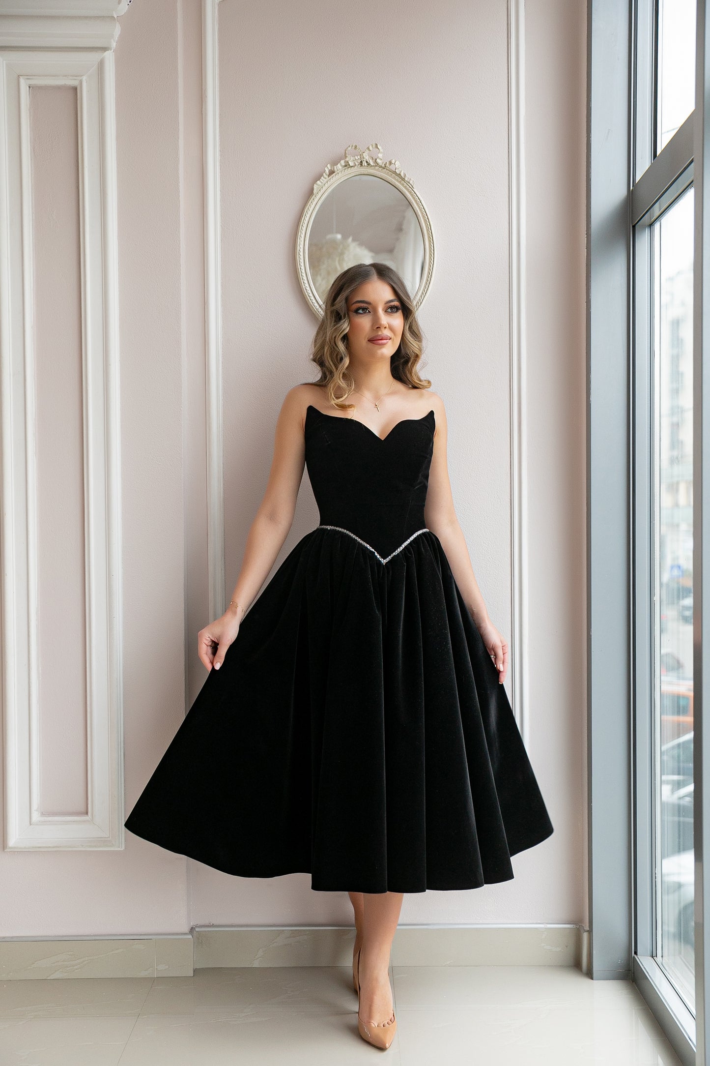 Rochie Aurora velvet
