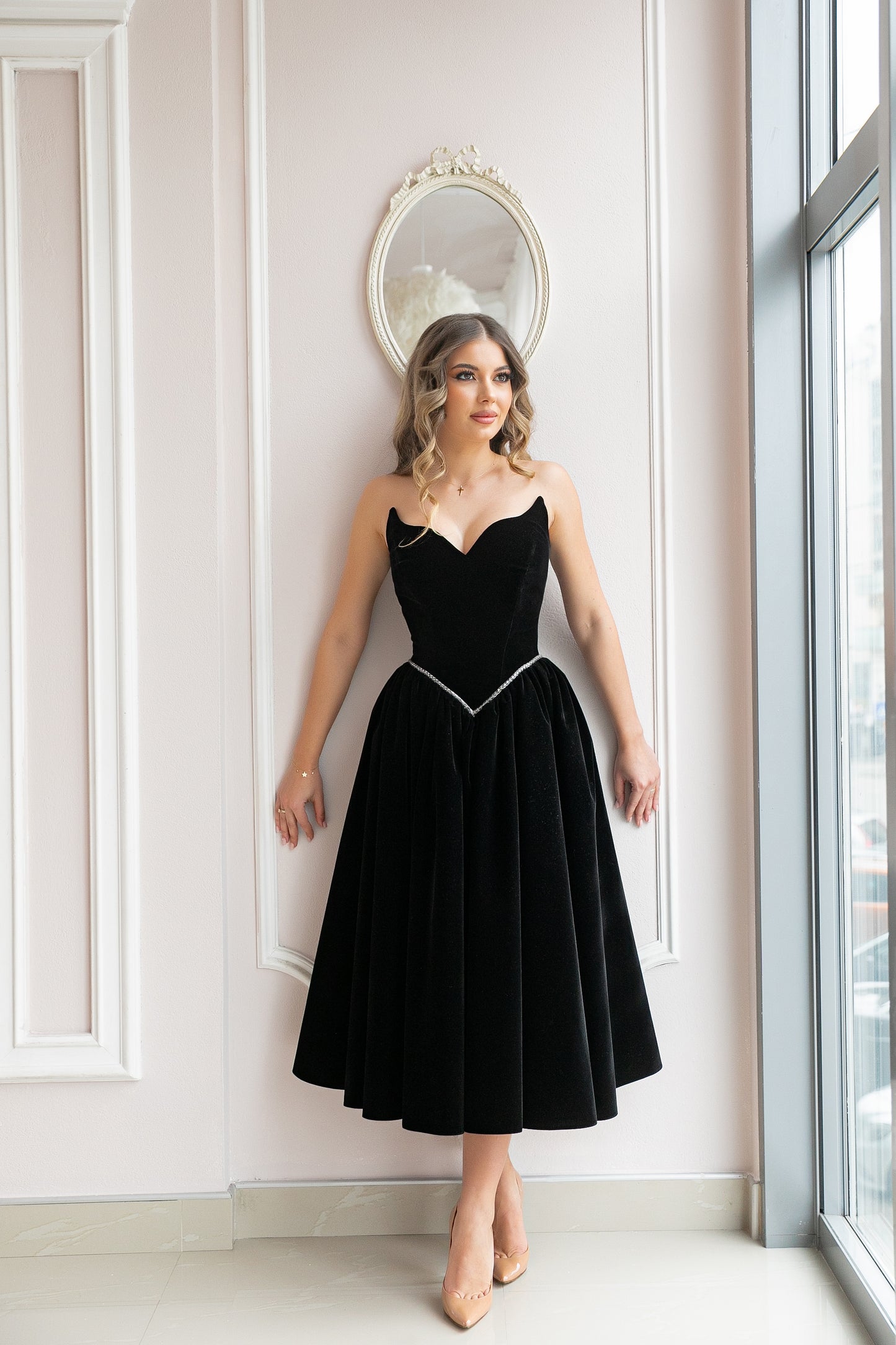 Rochie Aurora velvet