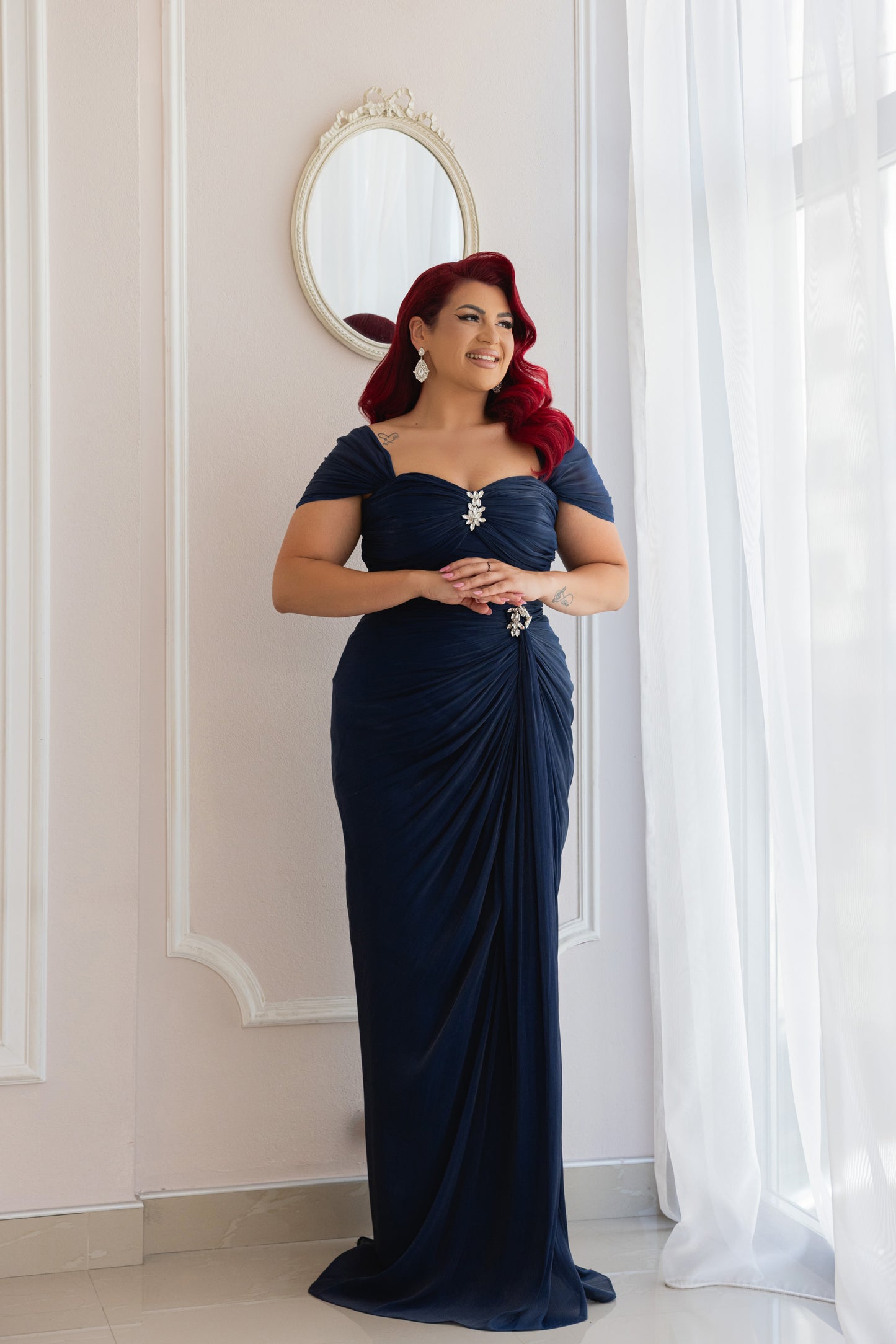 Rochie Penelope Bleumarin