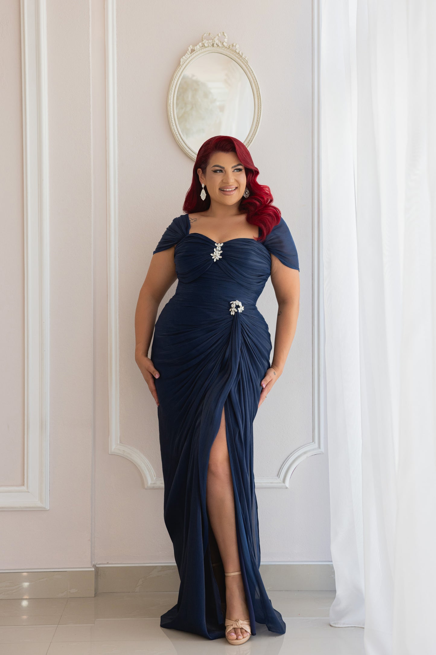Rochie Penelope Bleumarin